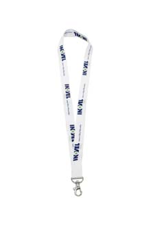 Lanyard recyclée publicitaire : Bio quadri 20 mm