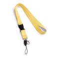 impression lanyard jaune 