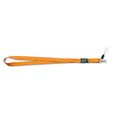 lanyard personnalisable salon orange 