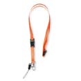 lanyard personnalise salon orange 