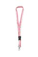 lanyard premium publicitaire rose 