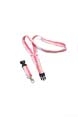 lanyard premium publicitaire rose  1