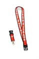 lanyard premium publicitaire rouge  1