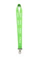 lanyard promotionnel en quadri vert 