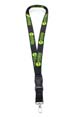 lanyard promotionnel noir  1