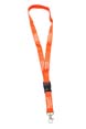 lanyard promotionnel orange 