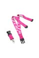 lanyard promotionnel rose  1