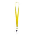 lanyard publicitaire salon jaune 