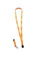 lanyard tube publicitaire orange  1