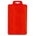 porte badge personnalisable rouge 