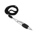 stylo a bille avec lanyard noir 