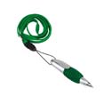 stylo a bille avec lanyard vert 